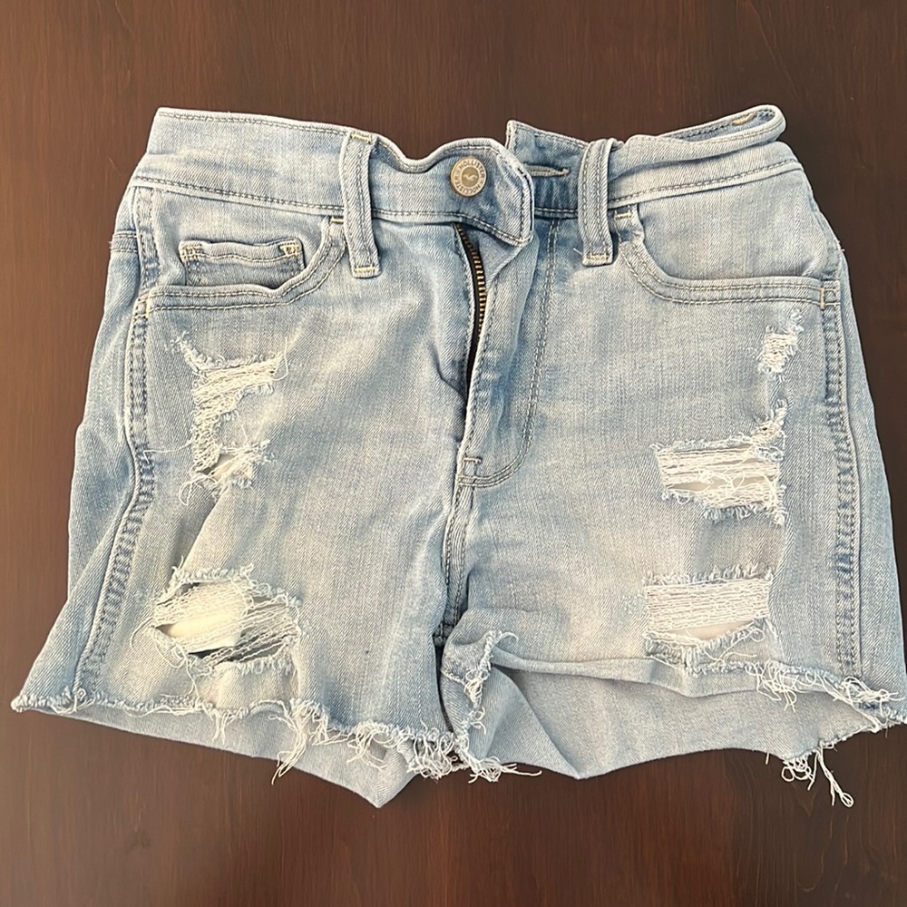 Hollister size 0 Jean shorts
